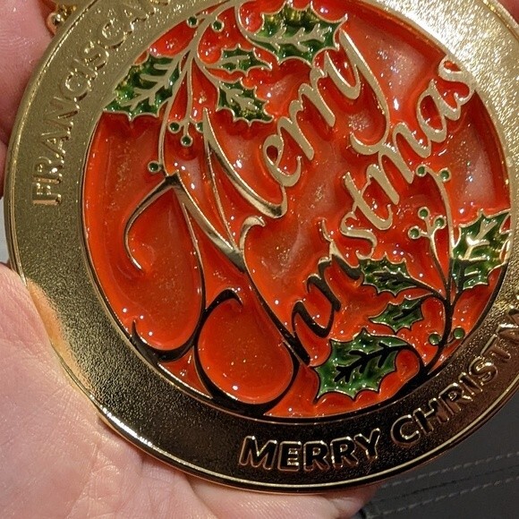 Franciscan Health Metal and Stained Glass Christmas Ornaments 2020 and 2022 - Picture 7 of 10